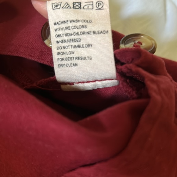 Anthropology MO:VINT women’s pull on straight/wide leg crop pants, Size S - Picture 7 of 8